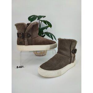 UGG Aica Women's Size 8 US Suede Brown Ankle Boots 1104020
